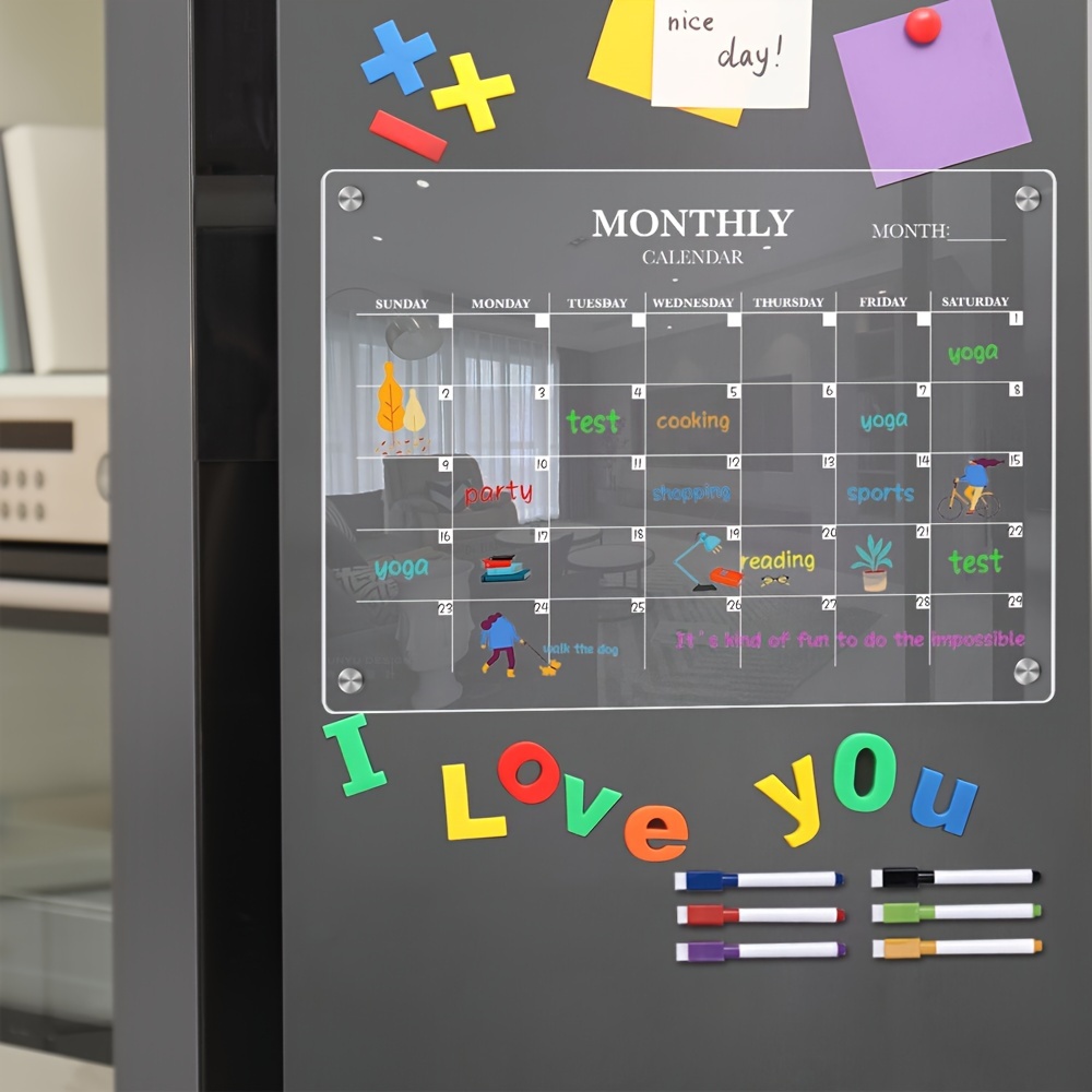 

For Refrigerator - Planning Markers - Organizer For And