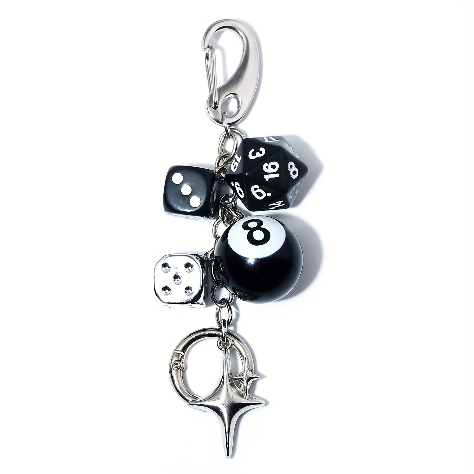 Men's Punk Starburst Creative Keychain