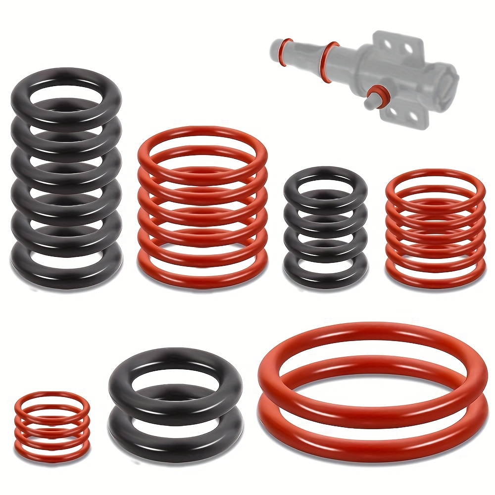 TEMU A Set Of 30 Silicone Sealing Rings Compatible With Coffee Machines - Includes O-rings And Steam Valve Springs, Essential Maintenance Parts For