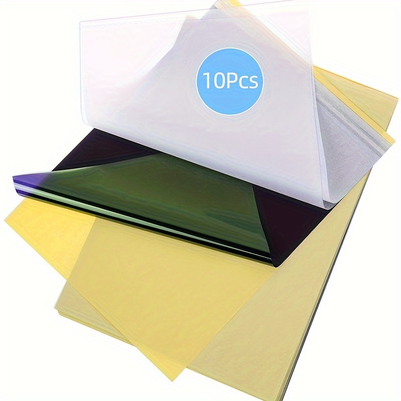 10pcs/set Tattoo Transfer Paper A4 Size Tattoo Stencil Paper Thermal Paper For Tattoo Transfer Machine Accessory