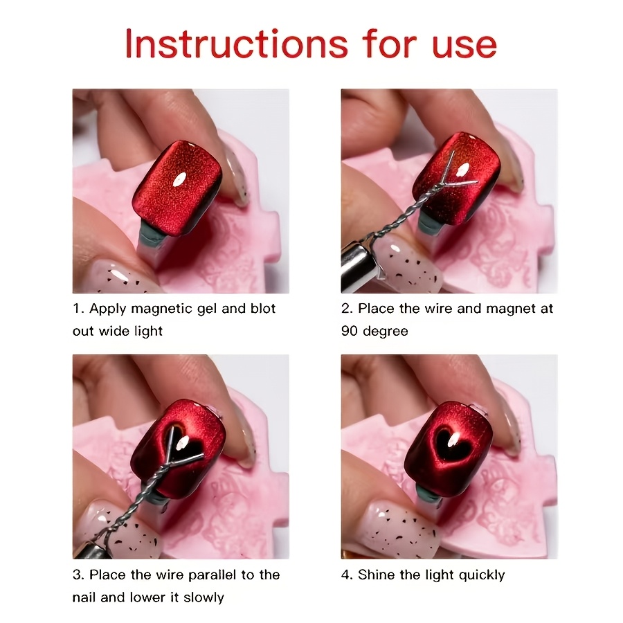 8pcs Dxebig Cat Eye Nail Art Tool for Professional Use