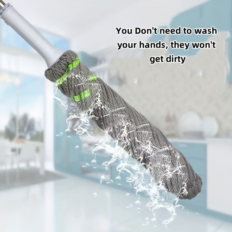 TEMU -, - Mop Types - Durable & Absorbent For Kitchens, Bathrooms, Tiles, Hardwood & - Cleaning Tool