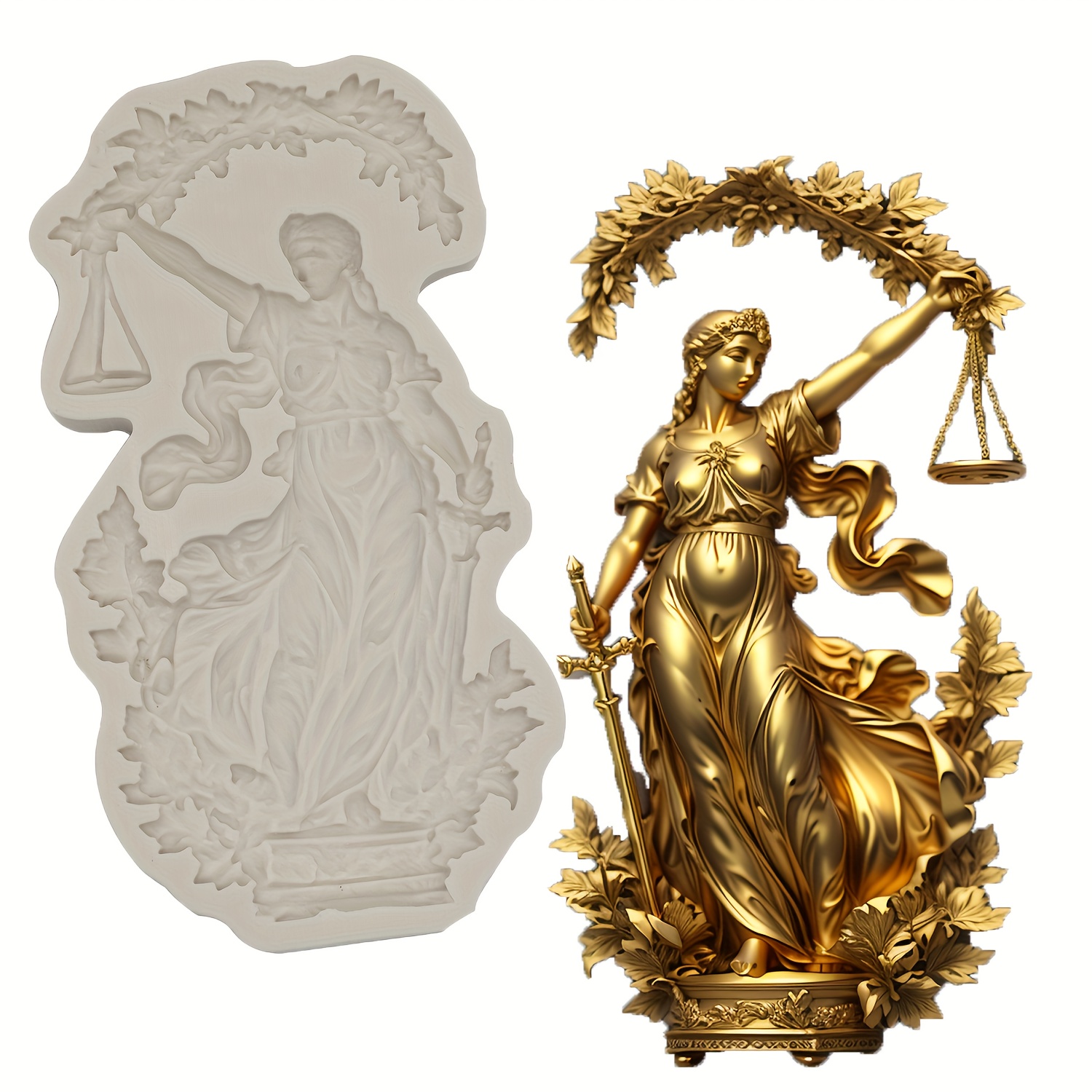 Goddess Silicone Mold Wedding Decoration Tool Resin Mold Mold, Gypsum, Clay Decoration Mold