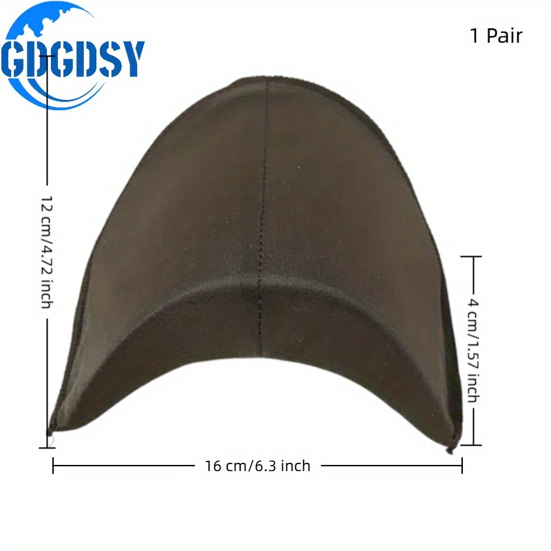 1 Pair Thickened Shoulder Pads For Sewing Diy Jackets, Wedding T-shirts & Fashion Accessories, Elevating Tailoring, 3d Contoured Design, Suitable For Party, Birthday, Suit, Shirt - Fabric Material