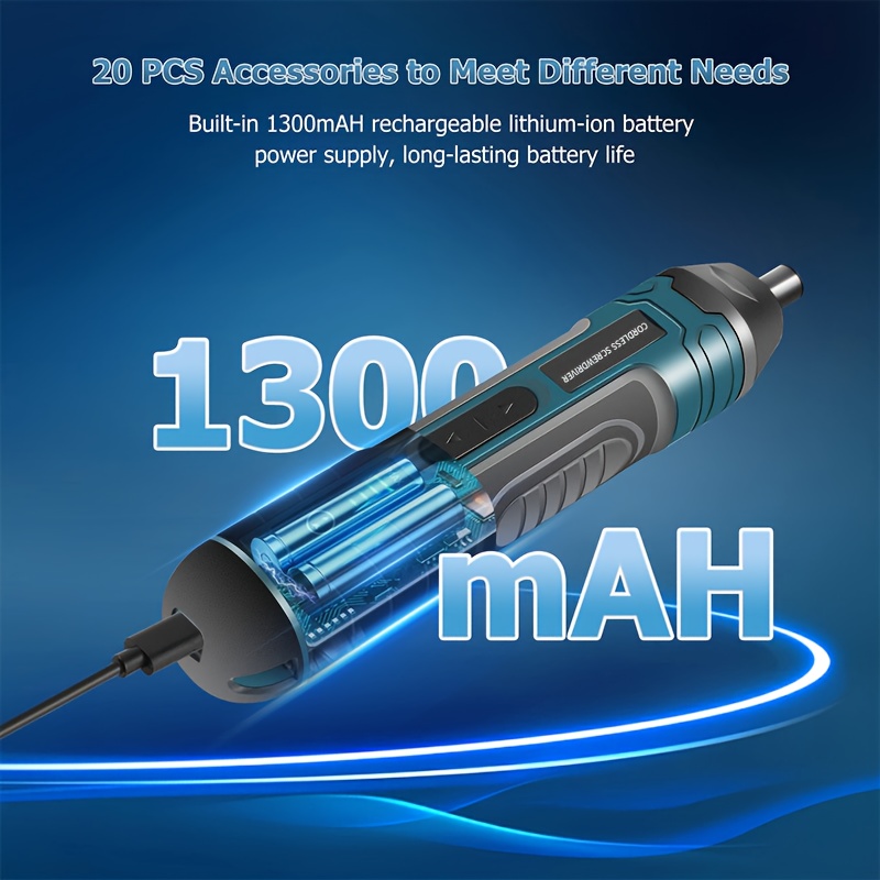 6v electric screwdriver 105pcs set multi function torque Temu