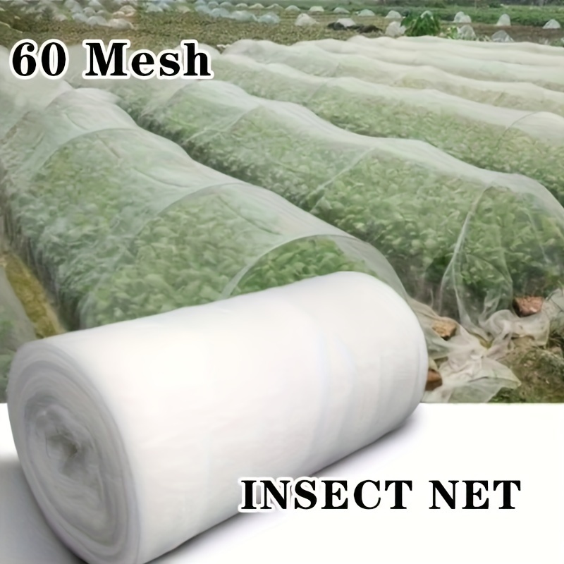 

1 Pack, 60 Mesh Heavy-duty Insect Net For Agricultural Greenhouses, Thickened Pest Control Netting For Fruit And Vegetable Gardens, Tunnels, And Fish Farming 3 Sizes