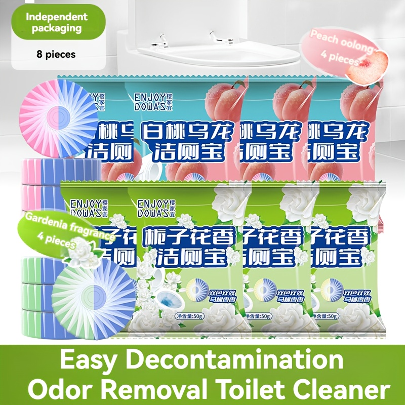 enjoy   s 8-pack toilet bowl cleaner tablets, botanical blend with     &   scent, sodium lauryl sulfate,  , concentrated, for ceramic  , fresh bathroom experience details 1