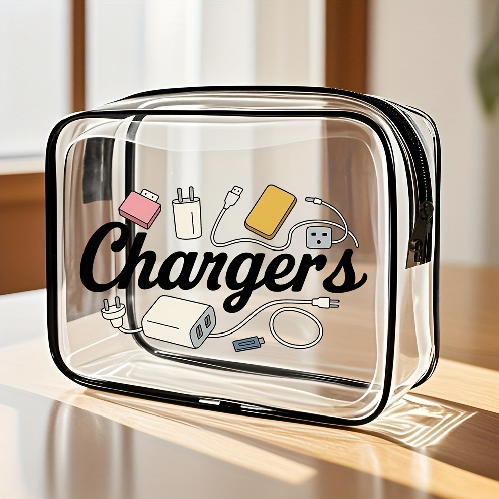 Image of Women's & Girls' Large Capacity Travel Cosmetic Bag With Zipper Closure - Durable Pvc Makeup Organizer, Tsa- Foldable & Lightweight Toiletry Bag, Fade-resistant & Easy To Clean For Trips, Daily Use