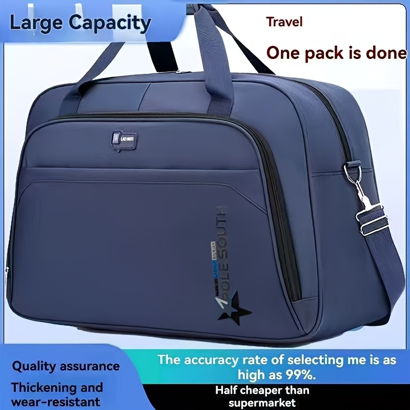 E-shop Robuste Konstruktion, Vielseitige Reise-Tasche für Männer und Frauen - Große Kapazität, Schultergurt, Oxford-Stoff, Ideal für Kurzreisen,