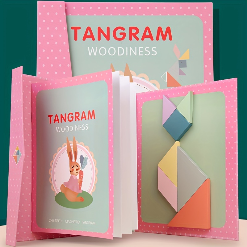 

Magnetic Tangram, Educational Toy, Enhances Logical Thinking And Manual Dexterity