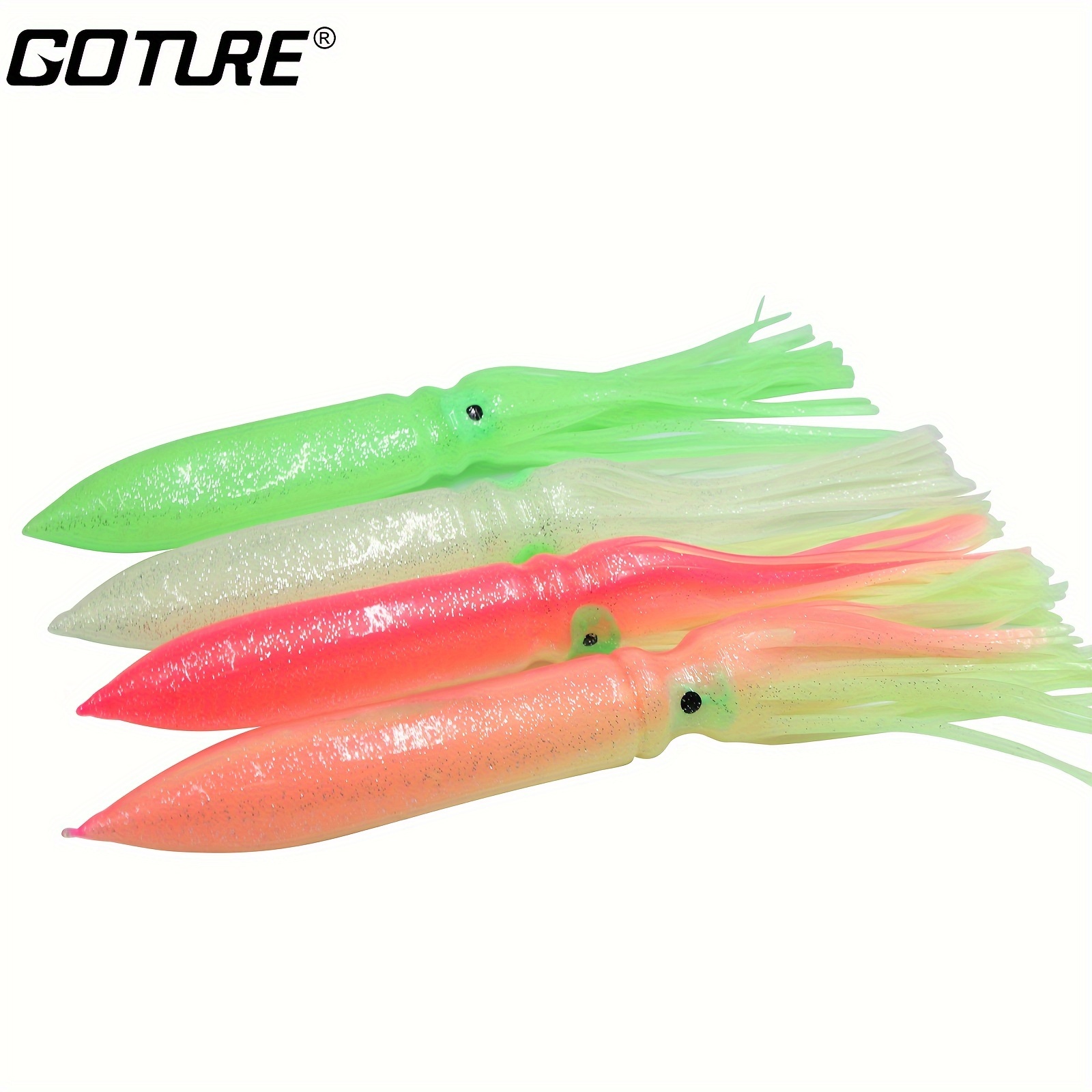 Wild.life 4.8cm 50pcs/lot Luminous Green Trout Bass Crappie Scented Micro  Fishing Bait Soft Lure Worms Glow Shrimps