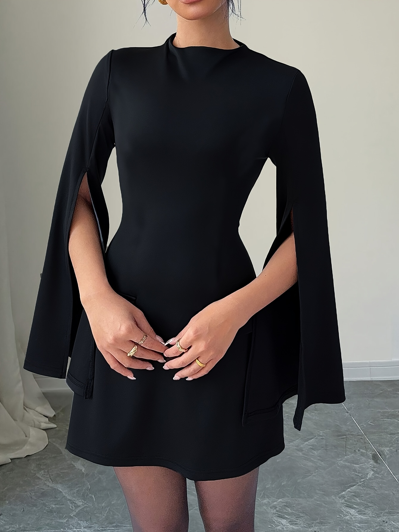pink satin fit and flare dress Lady Black Tie - Brooklyn Gown - Satin Fit & Flare Formal Evening Dress main image 0