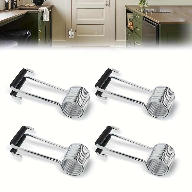 

4-pack Stainless Steel Door Closer Springs With Rubber Handles, , , Safe And Torque Springs For Cabinet Doors