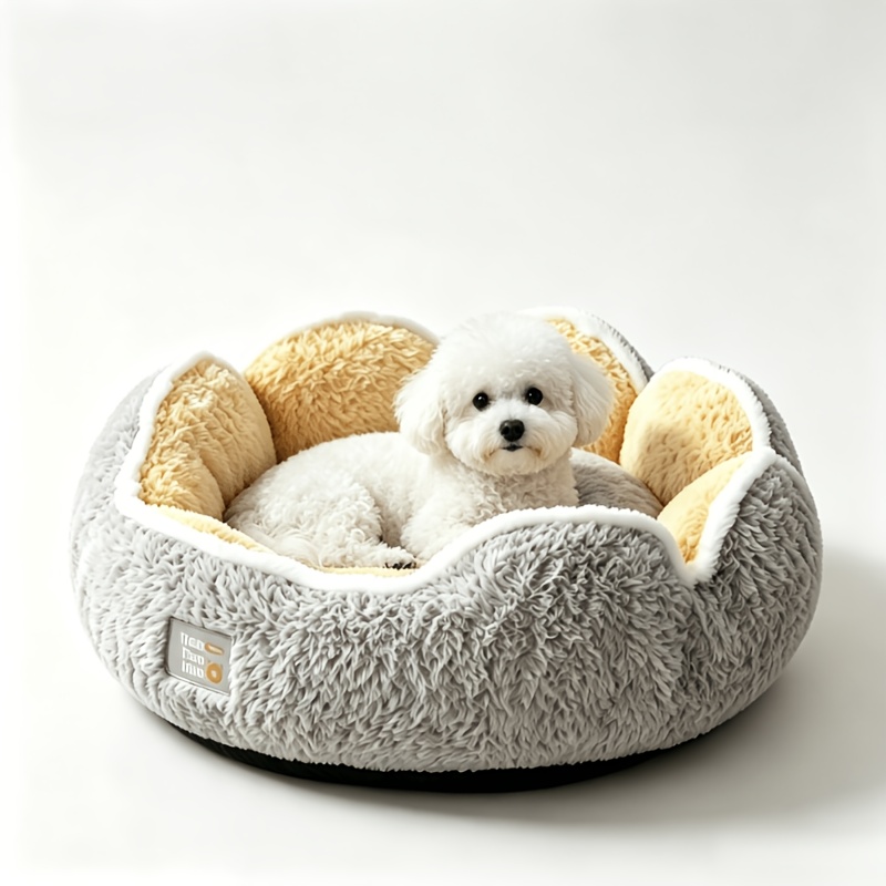 Image of Cactus-shaped Pet Nest, Soft Plush Cat And Dog Pad, Circular Warm Sleeping Mat, Suitable For Comfortable Indoor Sleep Of Small To Medium-sized Cats And Dogs