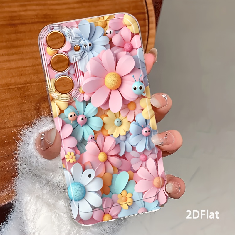 TEMU Telefoonhoesje - 2D Plat Telefoonhoesje Geschikt voor Galaxy A03S A05S A06 A07 A13 A14 A15 A16 A17 A22 A23 A24 A25 A26 A32 A34 A35 A36 A37 A52
