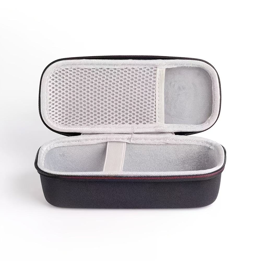 Image of Shockproof Eva Carrying Case For 3/2 Wireless Speaker - Portable Outdoor Storage Bag With Mesh Pocket, Cushioned Protection & For Travel, Camping, Beach