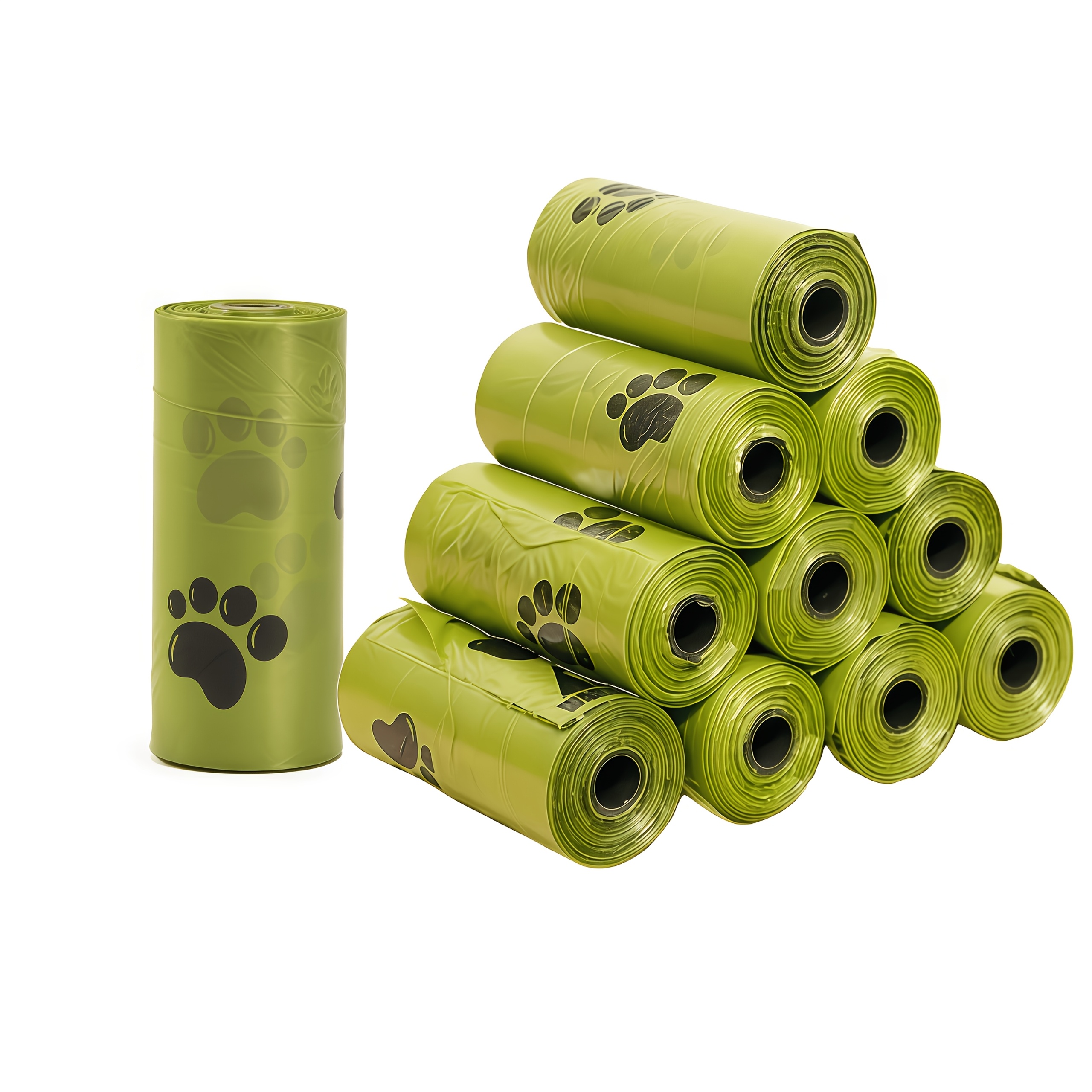TEMU 220pcs/11 Rolls - Made From Thickened, Reinforced 100% Leak-proof Dog Waste Bags. Portable Dog Walking Poop Bags - A Must-have For Picking Up