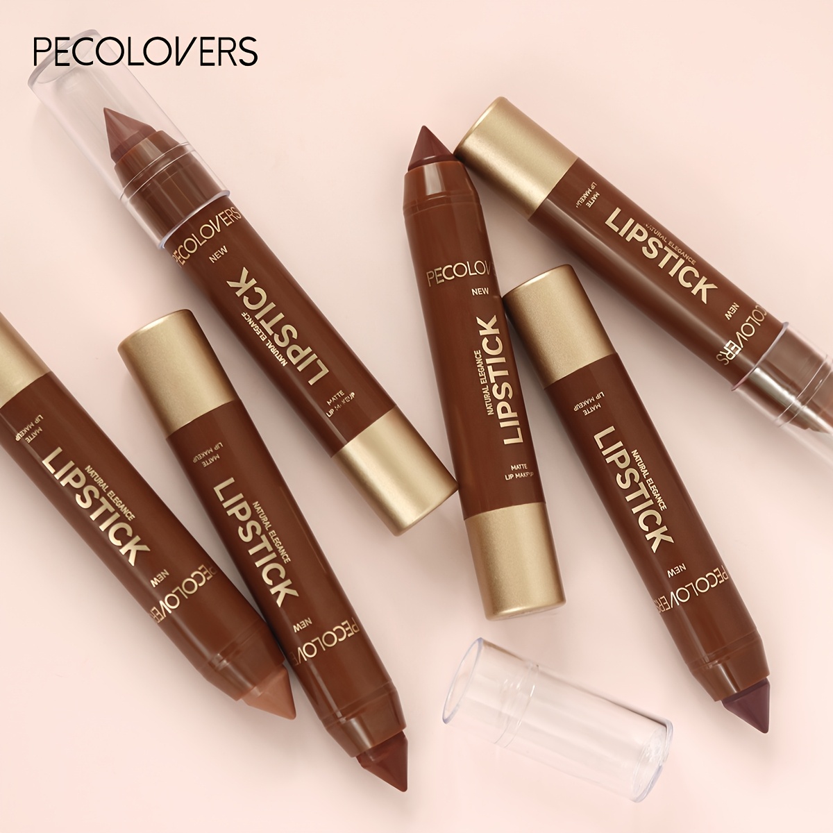 rouge à lèvres mat imperméable  ,   contour rouge    , crayon à lèvres longue tenue et   pour   types de peau, cosmétique de maquillage Détails du produit 7