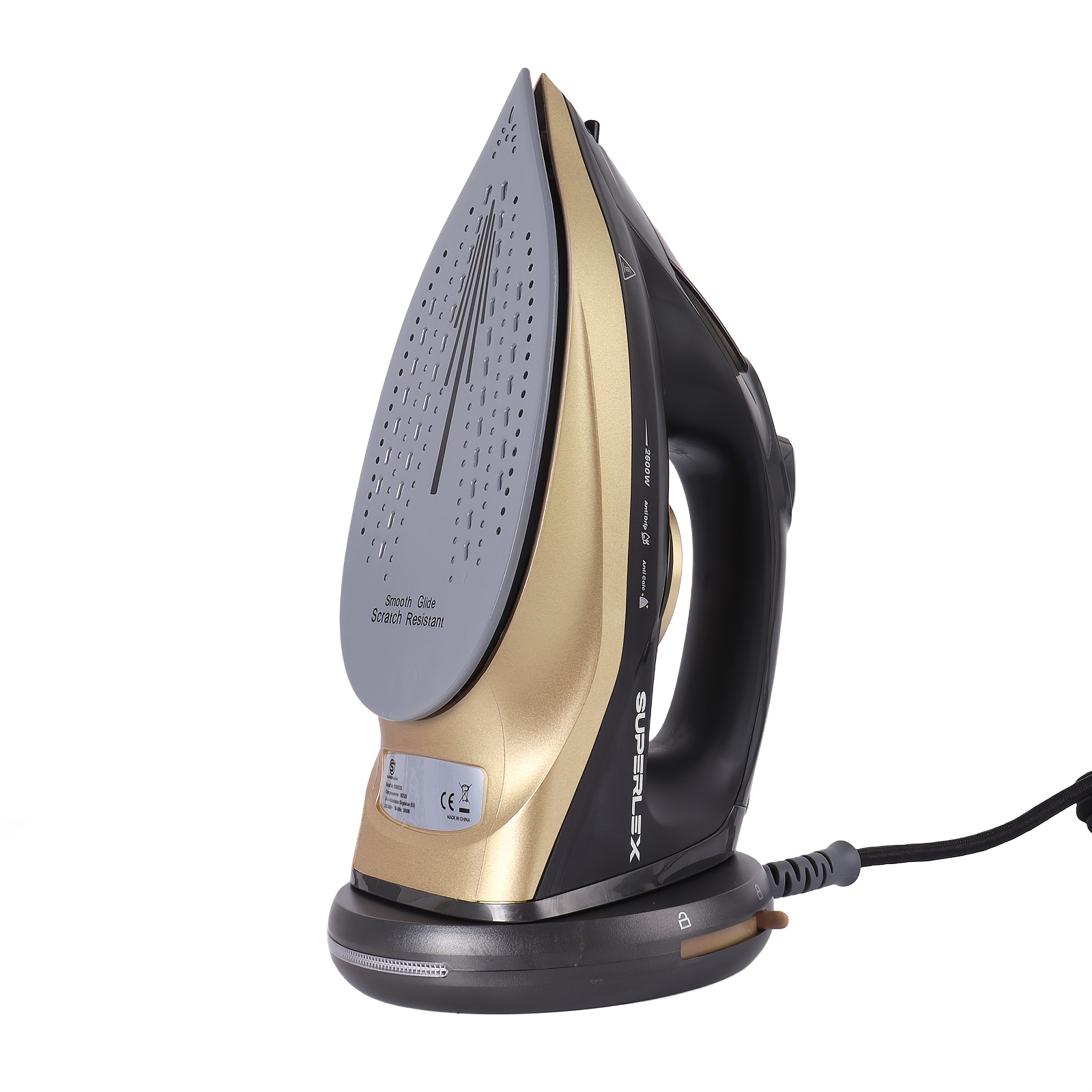 TEMU Superlex 2in 1 Cordless Iron, , Ironing Tool, Compact Iron, Sleek Iron, Metal Construction, Durable Iron, Versatile Iron, Steam Iron, Travelers,