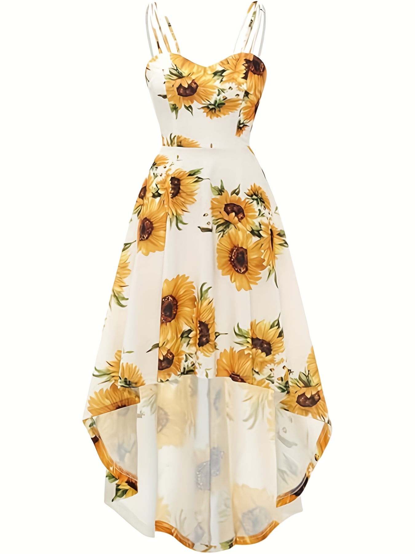 sunflower dress women sold on Temu United States