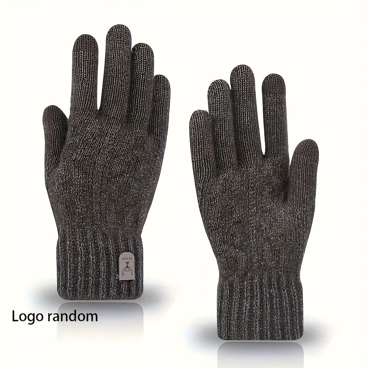 Image of A Pair Of Touchscreen Warm And Windproof Sports Gloves, Suitable For Outdoor Cycling, Driving, And Skiing, Perfect As Gifts For Christmas, New Year, And Valentine's Day, Random
