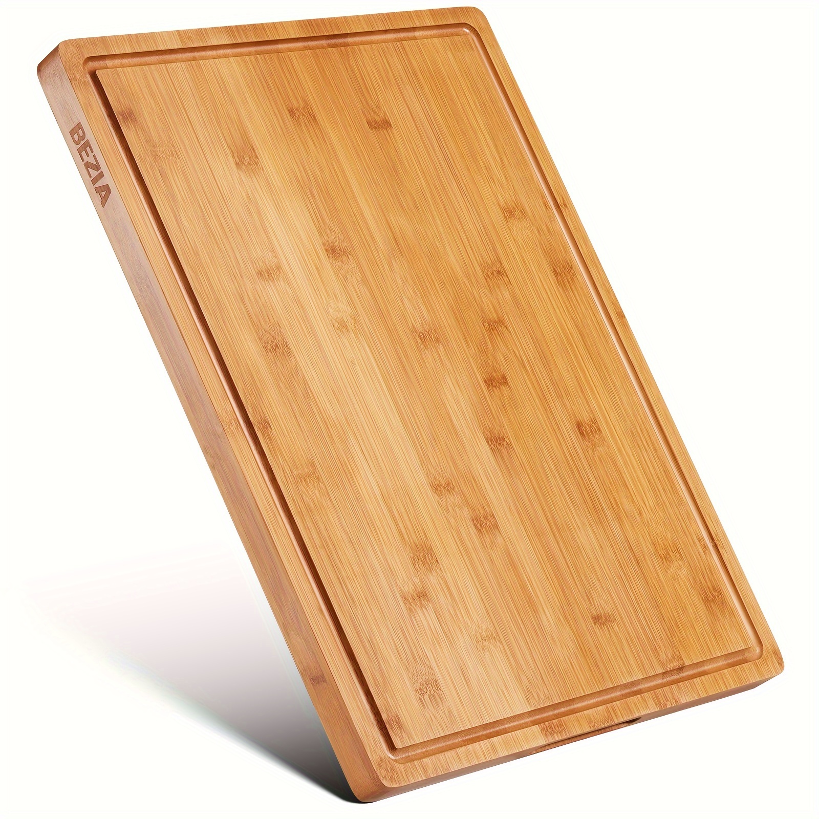 

Xl/xxl Extra Large Cutting Board For Kitchen, 20 X 15/23x 18 Chopping Butcher Block, Natural Bamboo Cheese Charcuterie Carving Serving Board Tray For Meat, Fruit, & Snacks