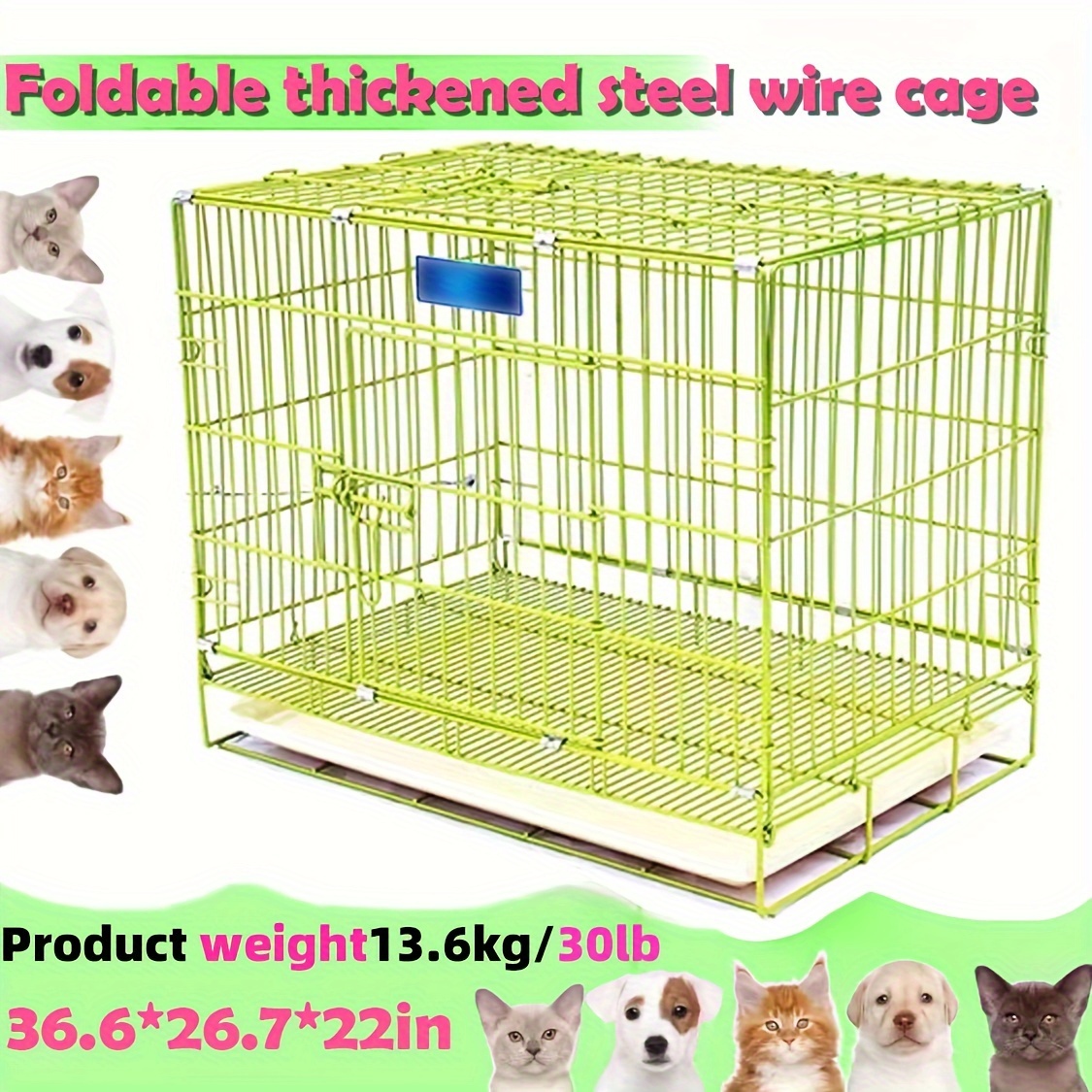 1pc Large Dog Crate 36 Inch Dog Crate Drop Cages For Dogs Dog Cage Large Dogs