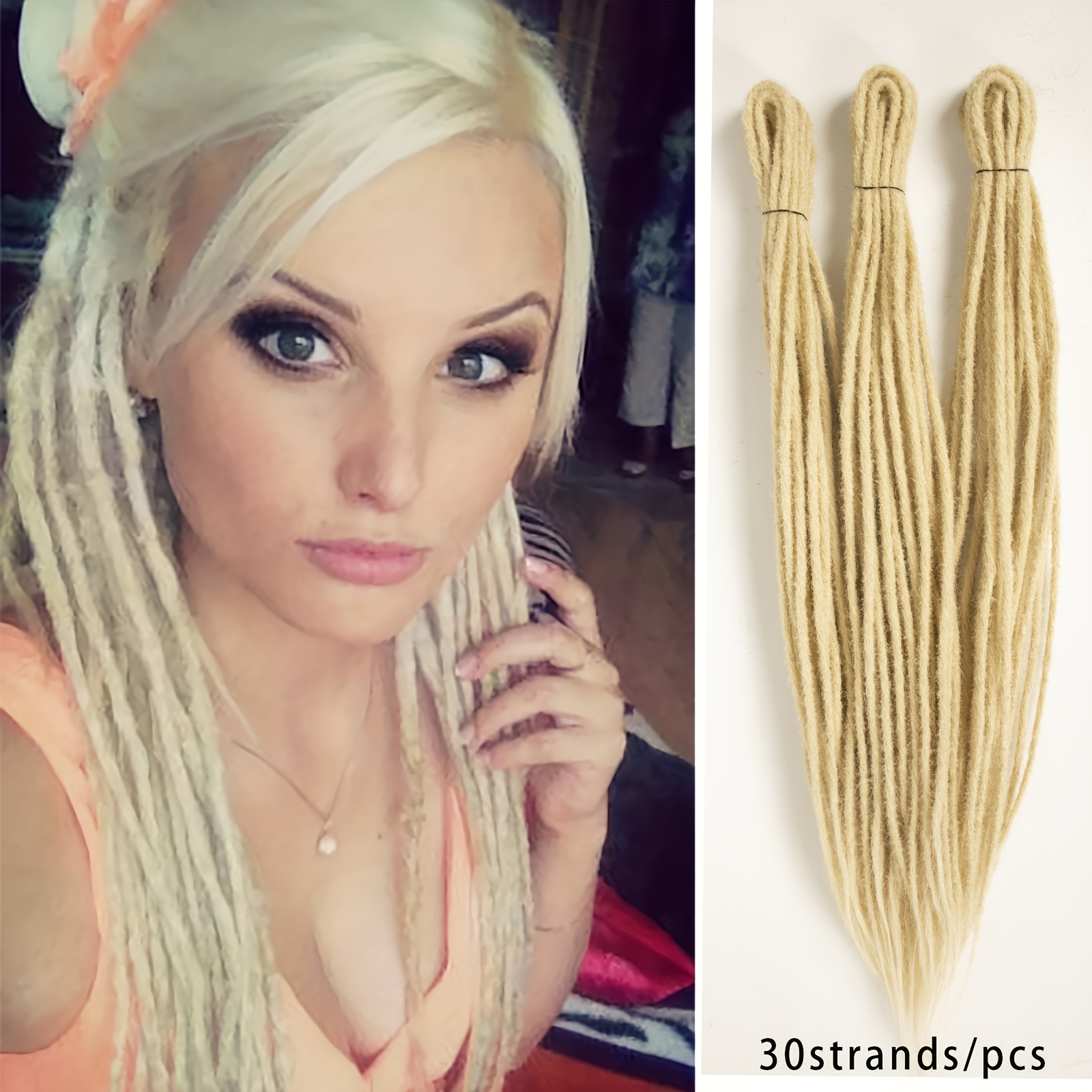 dreadlock wigs sold on Temu United States
