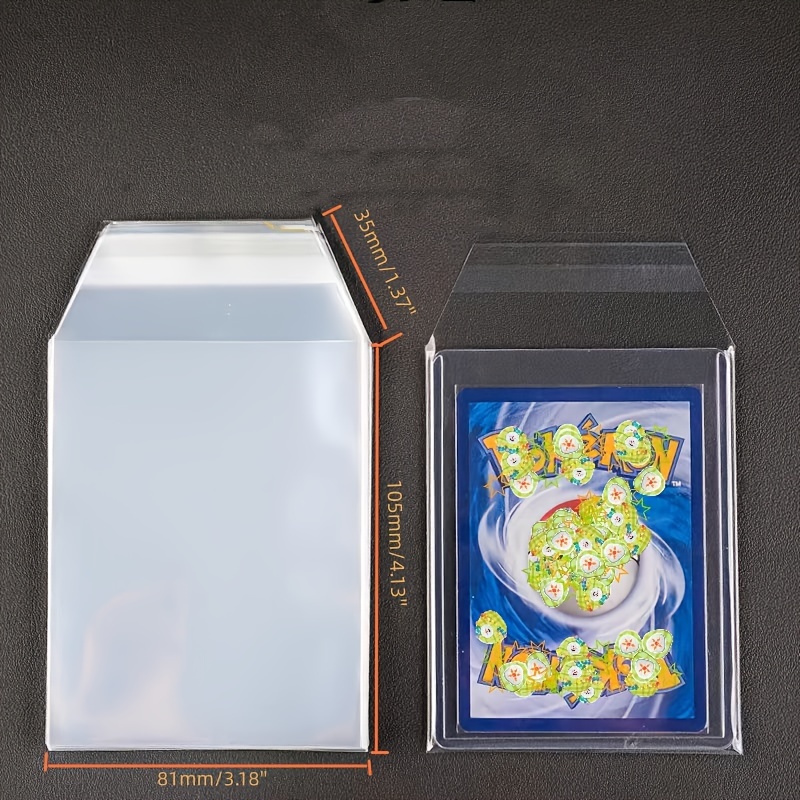 50/100pcs Card Sleeves, for Trading Card Sleeves, PAS, BGS, Transparent Trading Card Box