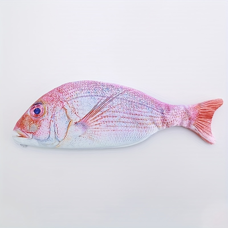 Creative Simulated Fish Pencil Case, Pencil Box For Male And Female Students, Fish Pencil Pouch Storage Bag