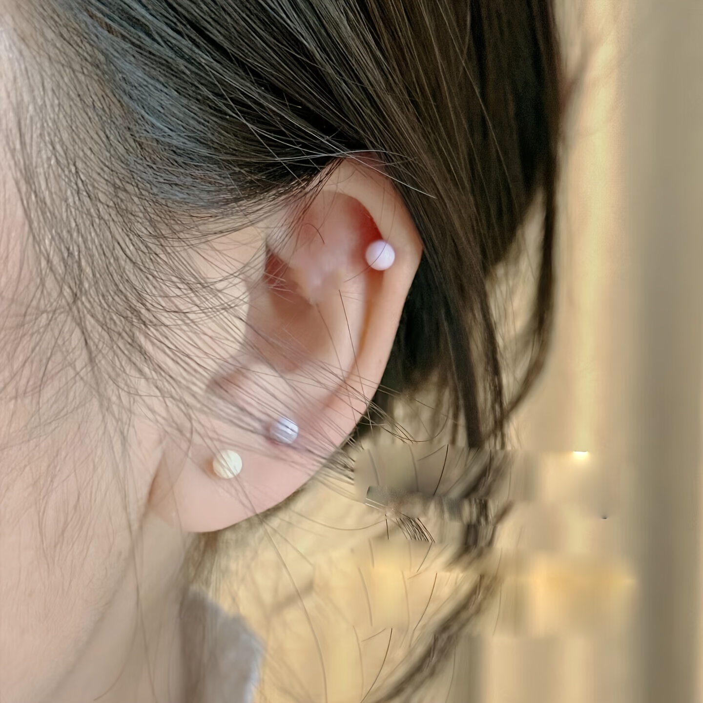 Colorful Bioceramic Ear Studs for Women, Cute & Easy Wear