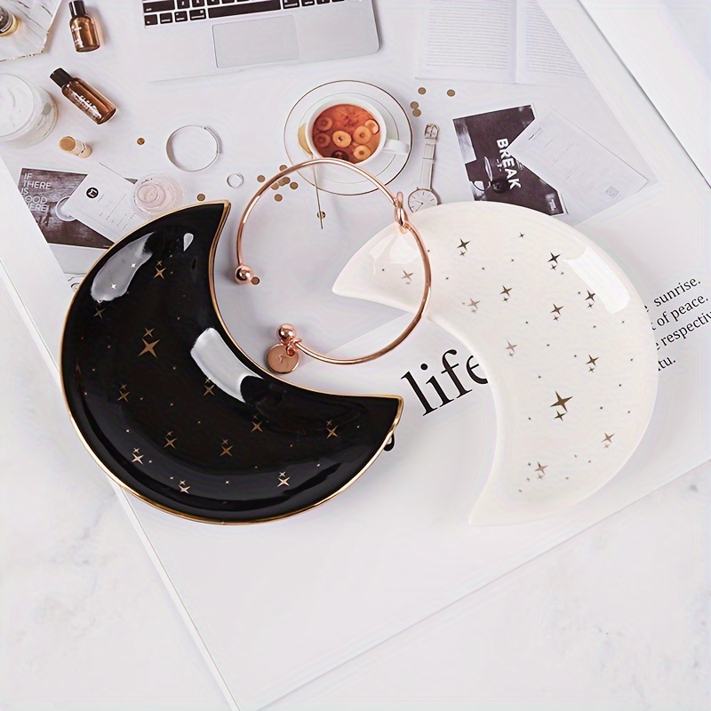 1pc Stylish Round Jewelry Tray for Women - Perfect Ring Dish and Trinket  Tray for Weddings and Gifts