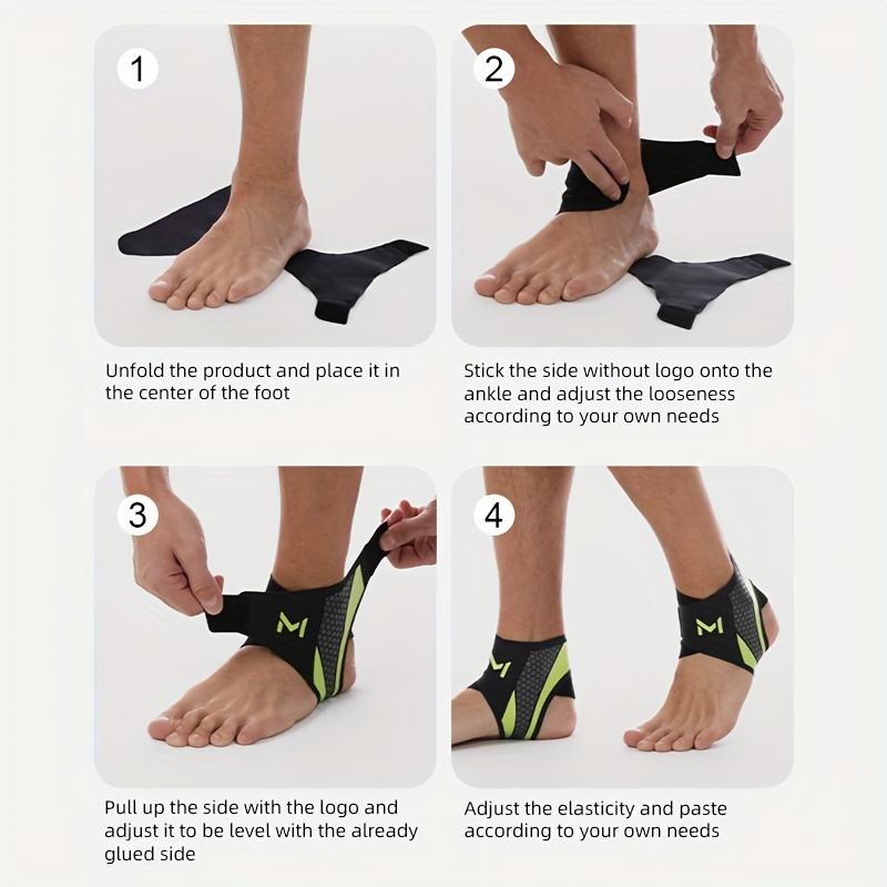 1pc Fitness ankle protector, made of breathable polyester material, suitable for sports such as basketball, football, mountain climbing, running, dance, etc