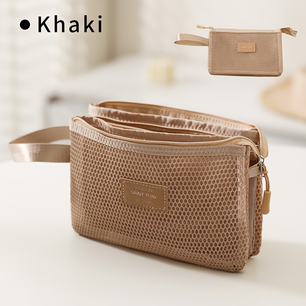 TEMU 1pc Sac de Rangement Portable Créatif à de Grande Capacité avec Design Original, Grand Sac de Toilette Multifonctionnel à en de Classification,