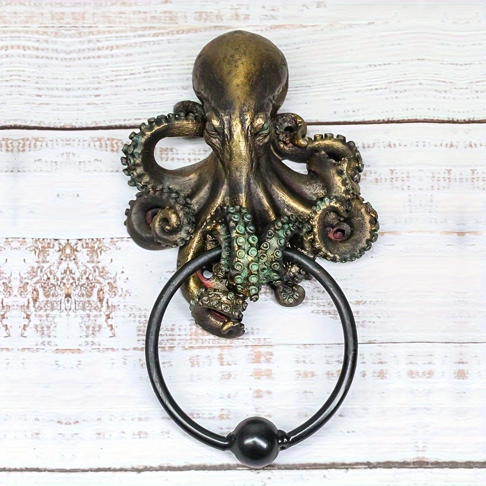 

1pc, Halloween Gift Decoration Cthulhu Octopus Skeleton Door Hanging Home Decoration Resin Craft, Door Decor, Hanging Wall Art, Hanging Ornament, Room Decor, Wall Decor