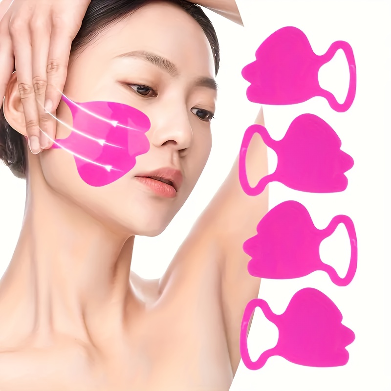 

Silicone Facial Lifting Patches, Hypoallergenic Skin Toner, Rose-scented Support For Ears And Cheeks, No Electricity Or Batteries Required.