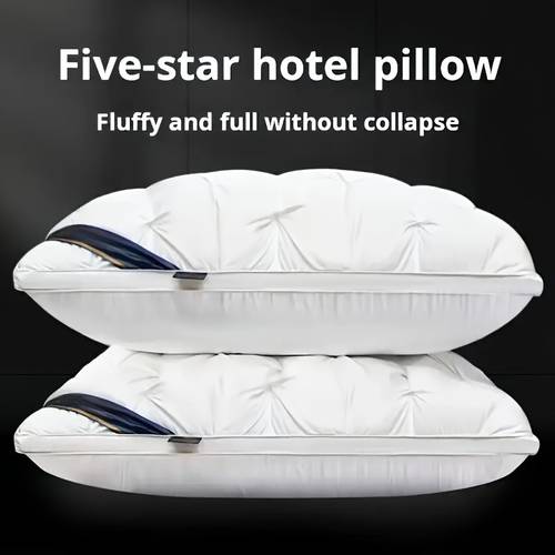 2026 2 pack hotel supportive filled pillows sleep pillows hotel pillow hotel water washed home adult bed pillow core cervical spine fiber pillow core neck support non high core for