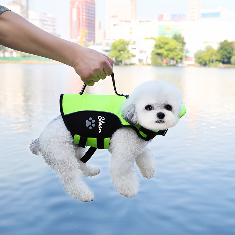 TEMU Chaleco Salvavidas Personalizado Bordado con para Perros, Disponible en Tres Tallas XS/S/M - Adecuado para la Mayoría de Perros/Gatos Pequeños a