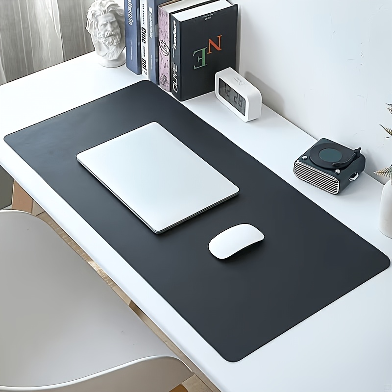 Extra Large Multifunctional Faux Leather Keyboard And Mouse Pad, Suitable For Gaming And Office, Non-slip Soft Desk Mat, Home Computer Desktop Protector, Writing Pad, For School, Coffee Table