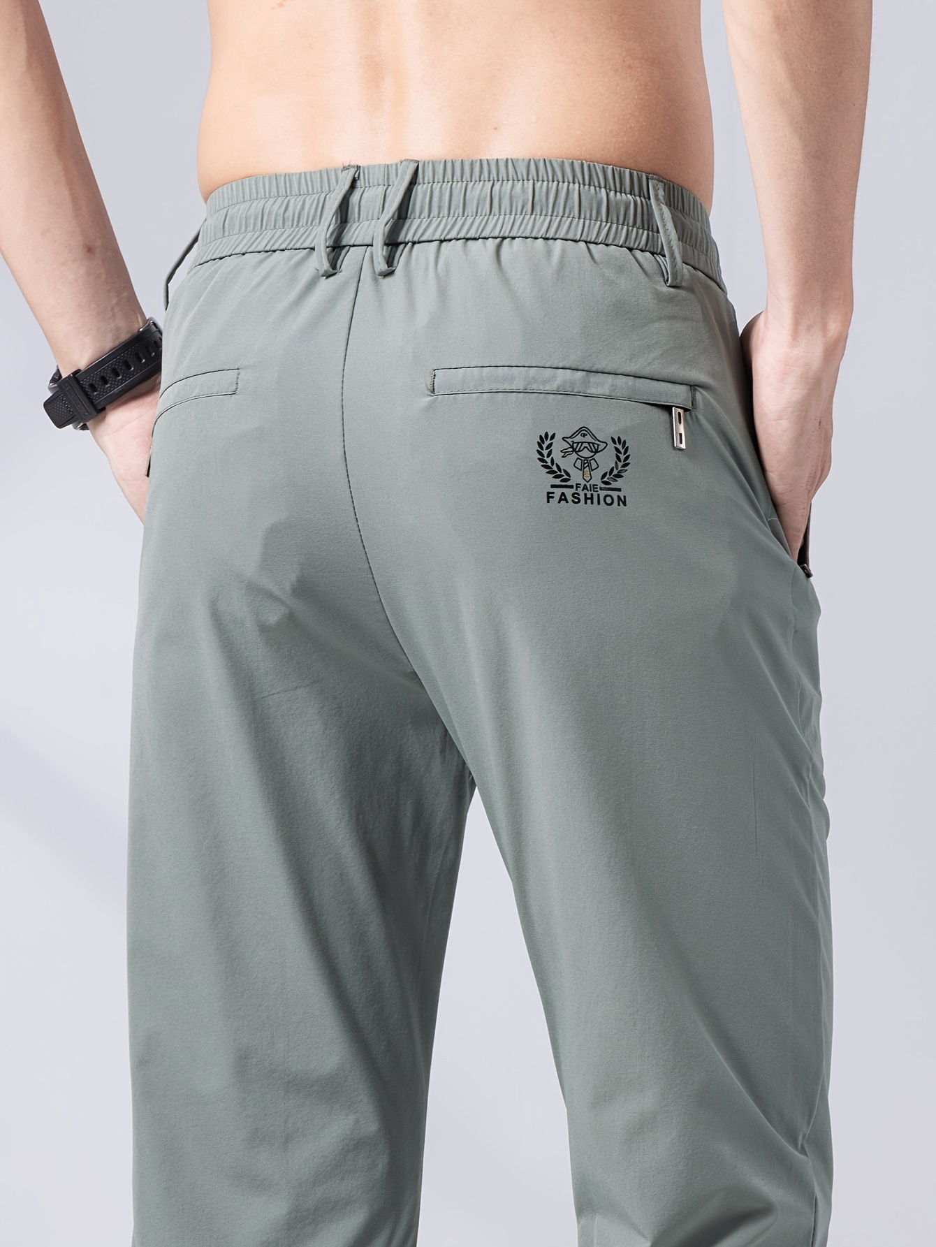【COLOR iN ID】Thin ST Cotton Pants TIM Organic Cotton Pant GOTS/Vegan - Light feather gray