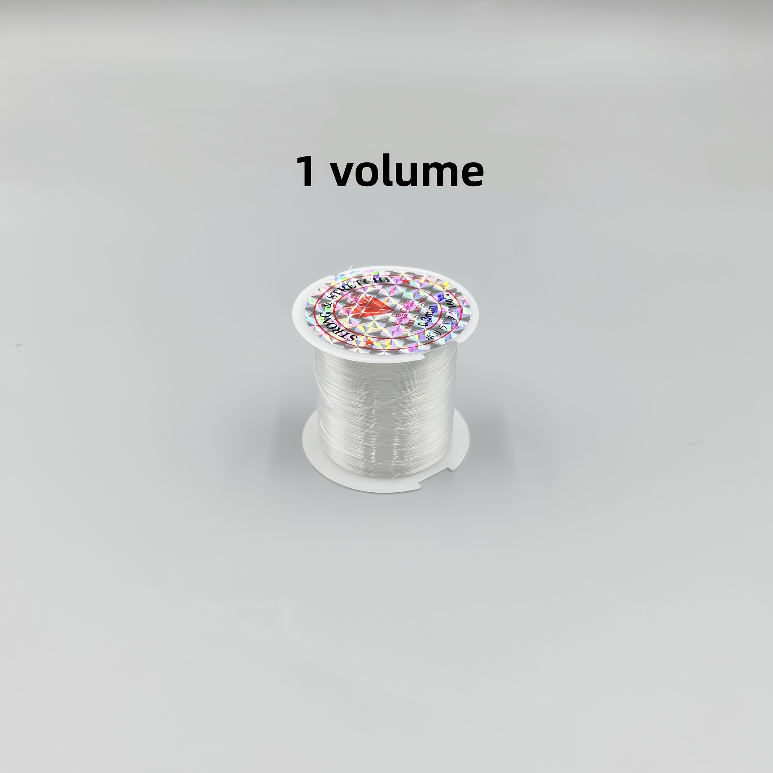TEMU Hilo de pesca invisible de nailon transparente, hilo para colgar globos, hilo para cuentas de joyería, hilo para corona de Navidad, decoración