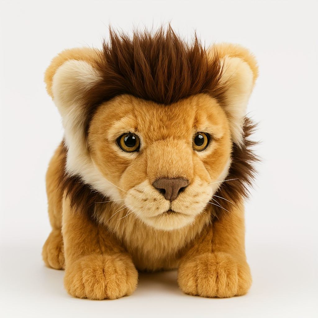 ultra soft inch simulated lion plush toy realistic Temu Pakistan