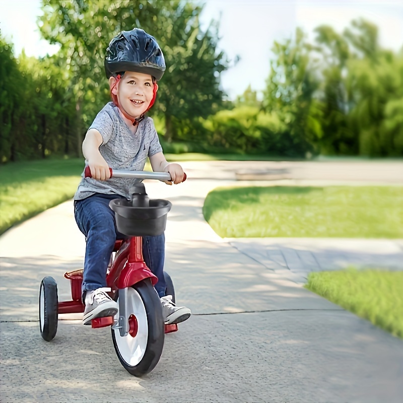 

Unisex 's Large Tricycle - Stainless Steel, Non-electric, Red - Perfect Outdoor Play & Exercise Vehicle, 3-6 Years, 50kg Capacity