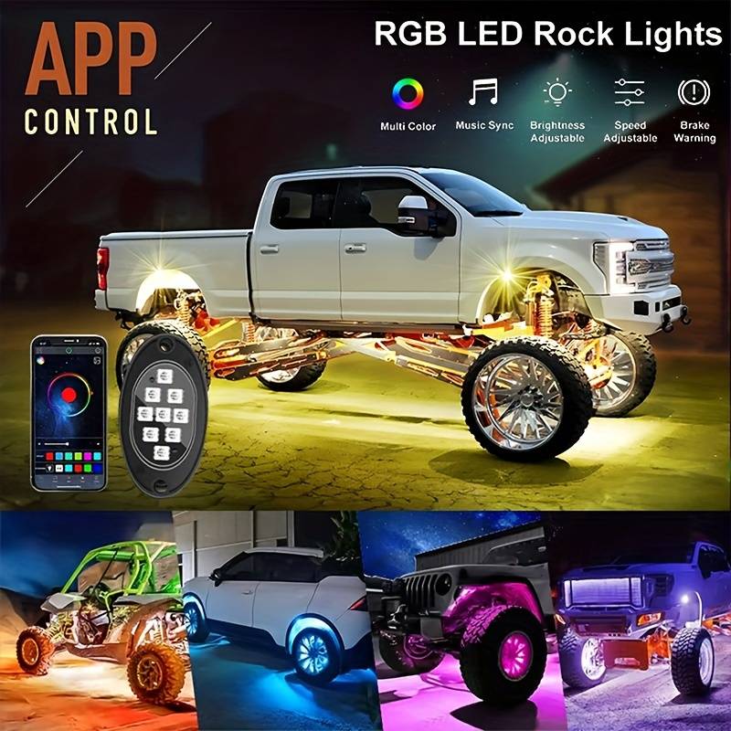 Kit De Câblage Pour LED - Relais 12V 40A, Interrupteur, Fusible, Pour Barres Lumineuses, Projecteurs, 4x4