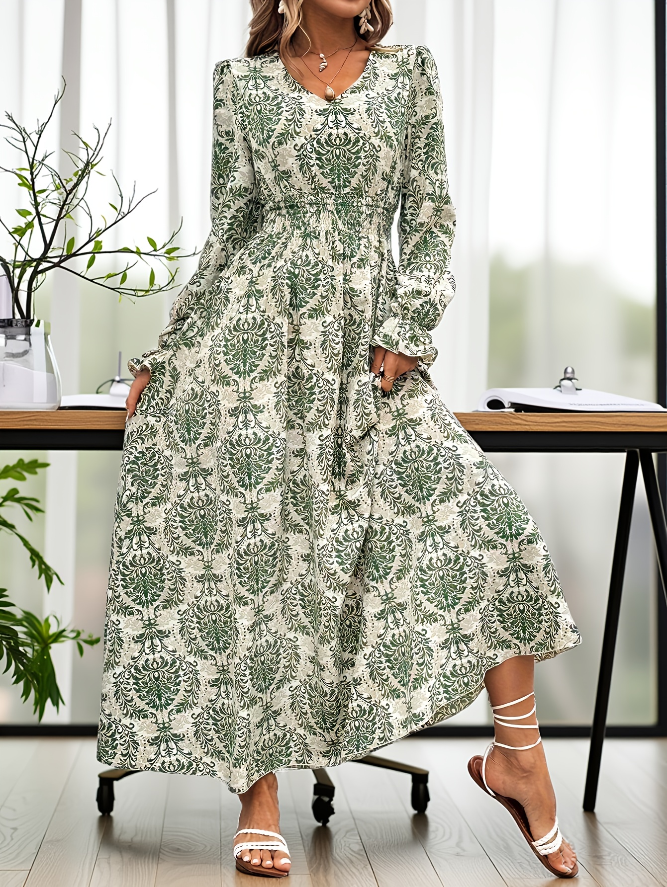 chinese dress ladies Sequin-Butterfly Long-Sleeve Formal Dress