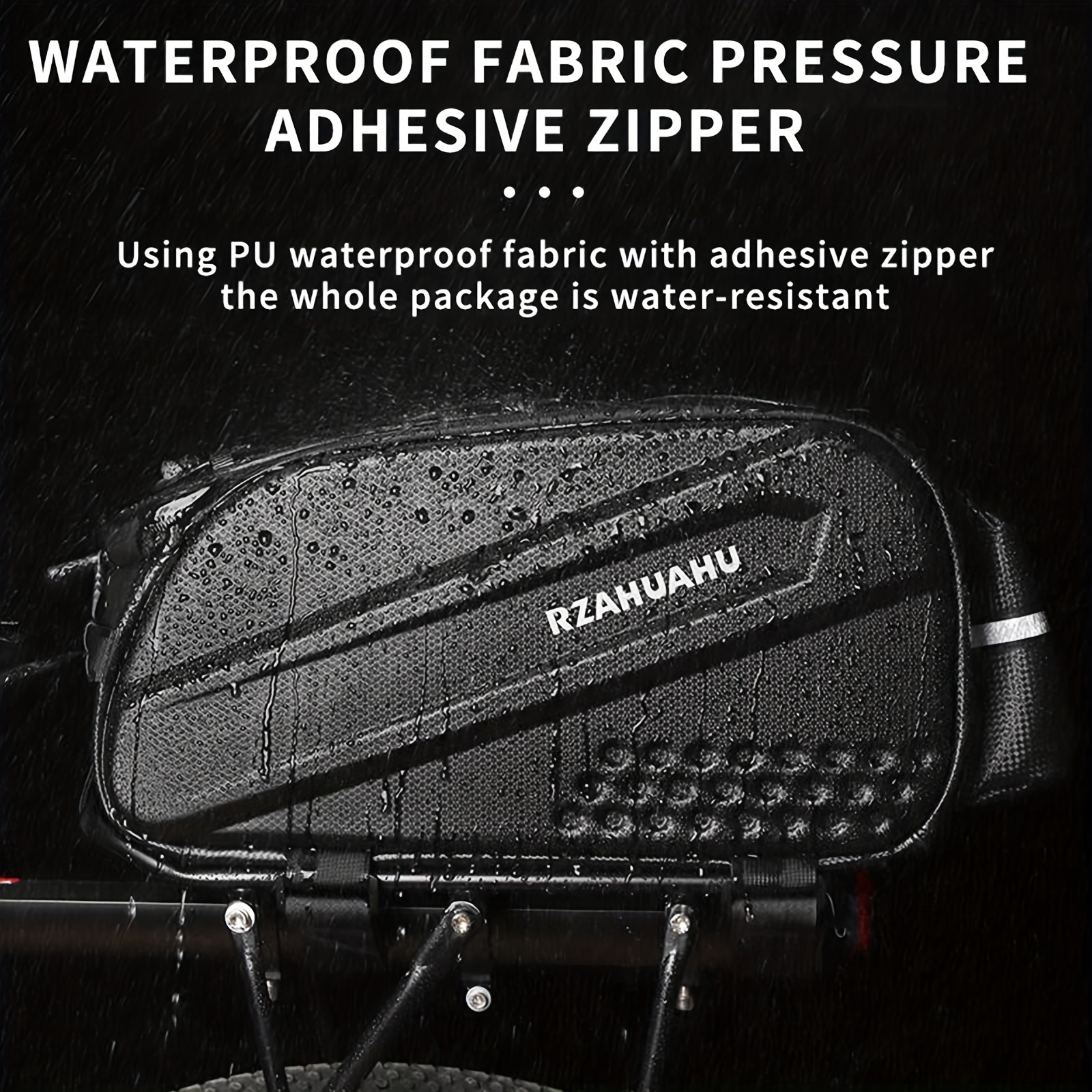 Bicycle Rear Rack Bag, Mountain Bike Camera Sling Bag, Shoulder Bag, Camel Bag, Hard Shell Waterproof Rear Cycling Bag
