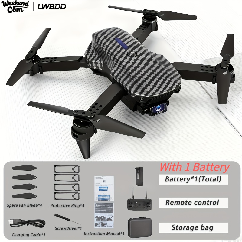 Foldable HD Quadcopter Drone with Dual Cameras, APP Control, Real-Time Video, Multiple Battery Options, Indoor and Outdoor Use