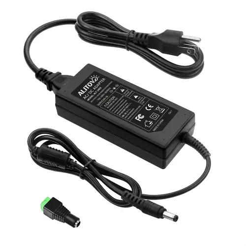 24v 3a 72w ac to adapter power converter ac 100v 240v to 24v 3 amp transformer 5 5x2 1mm output jack suitable for 5050 3528 led strip module lights cctv camera systems