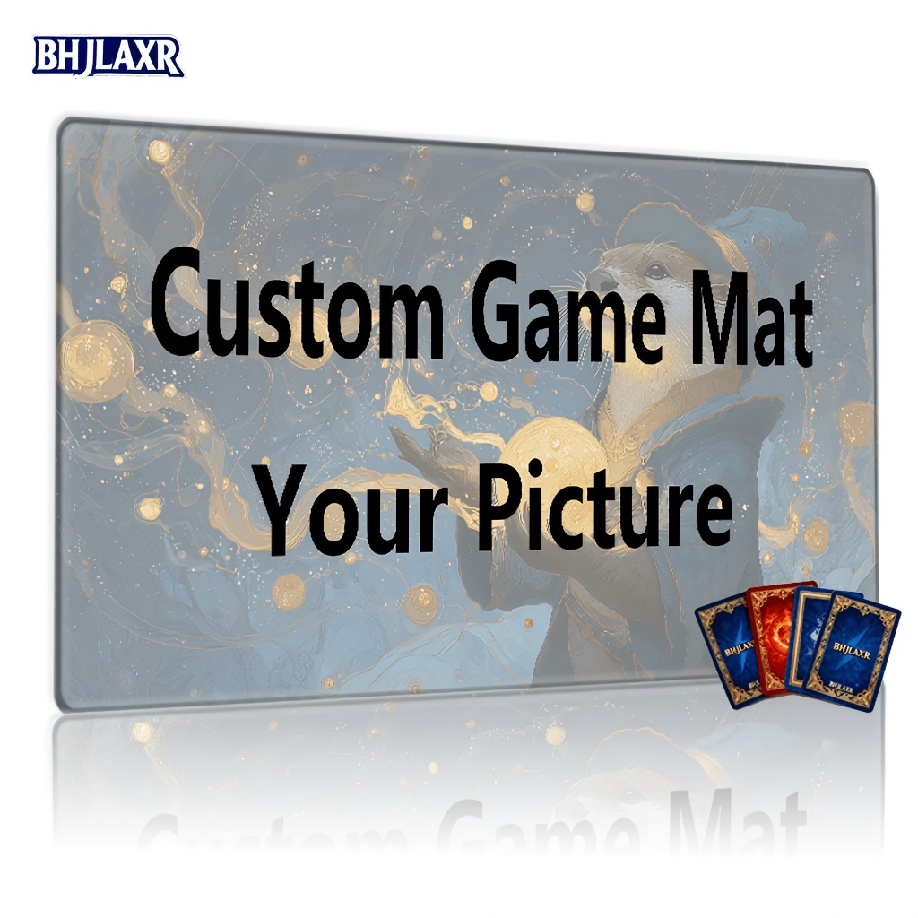 TEMU 24x14 Inch Gaming Desk Mat & Mouse Pad Compatible For Ccg/tcg/rpg Tabletop Games, Non-slip Base Suitable For Ccg Trading Card Zones, Durable