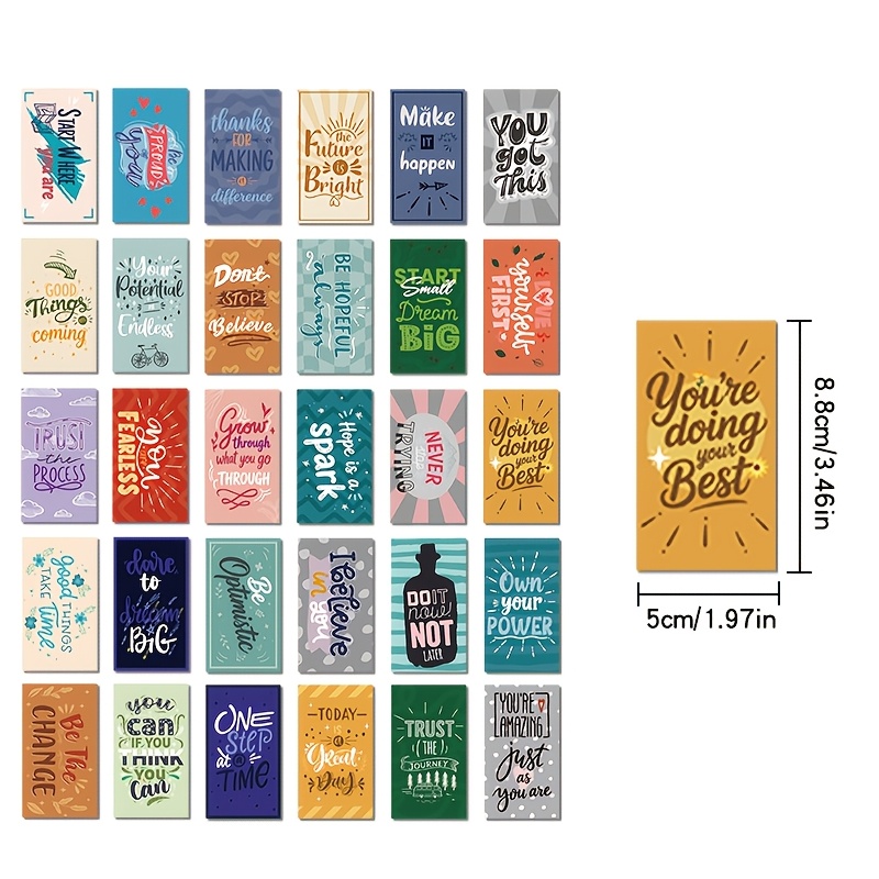 TEMU 30pcs Inspirational Words Refrigerator Dishwasher Magnets | - Durable Pvc Material, And Clean Without , Suitable For Dishwasher Doors,